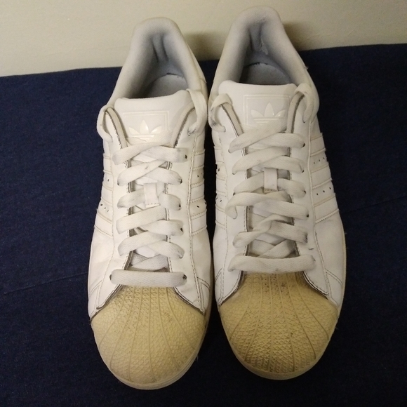 adidas Other - Adidas Vintage Superstar 2 White Leather Sneakers 10.5